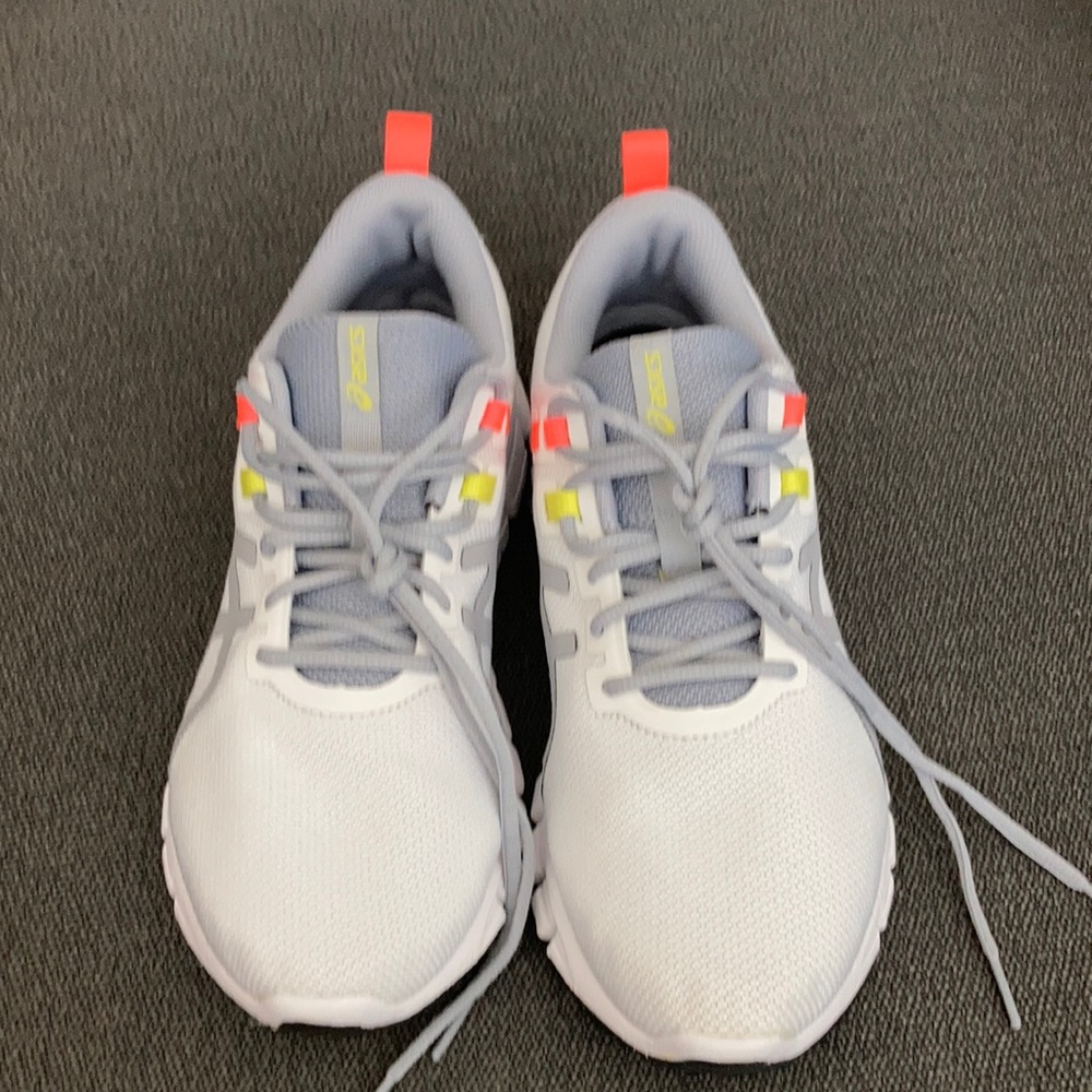 Women’s ASICS running shoes.